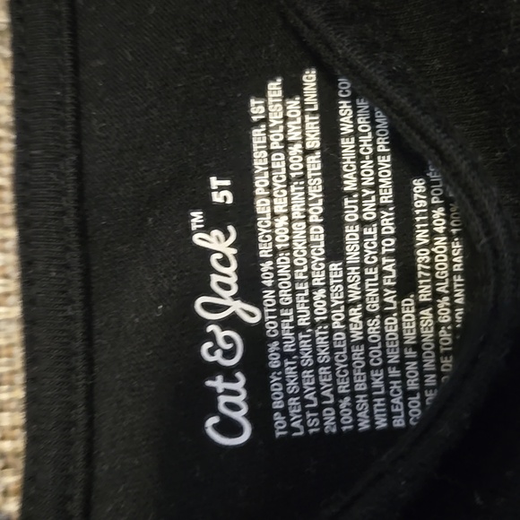 Girls 5t Halloween Bats Tulle Dress - Picture 3 of 3